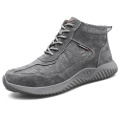 Black Lightweight Comfortable Men Industry Casual Safety Boots